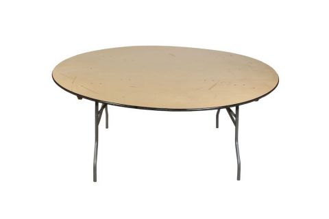 72 in. round table